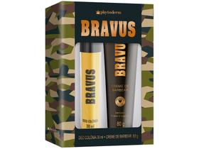 Kit Phytoderm Bravus Deo Colônia Mini + Creme de Barbear Kit Phytoderm Bravus Deo Colônia Mini + Creme de Barbear
