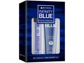 Kit Phytoderm Eau de Cologne com Creme de - Barbear Infinity Blue