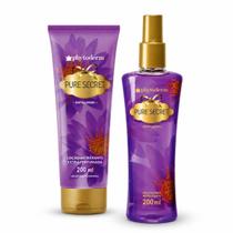 Kit Phytoderm Pure Secret: 1 Body Splash Colônia e 1 Hidratante Kit Phytoderm Pure Secret: 1 Body Splash Colônia e 1 Hidratante