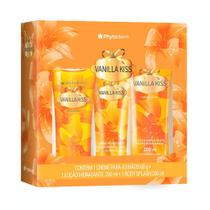Kit Phytoderm Vanilla Kiss Body Splash 200ml+ Loção 200ml+Creme de Mãos 60g