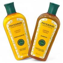 Kit Phytoervas Iluminador Camomila: Shampoo e Condicionador - 250ml Cada Kit Phytoervas Iluminador Camomila: Shampoo e Condicionador - 250ml Cada
