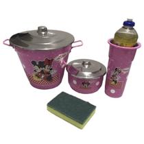 kit pia 3 pecas aluminio decorado personagem kit pia 3 pecas aluminio decorado personagem