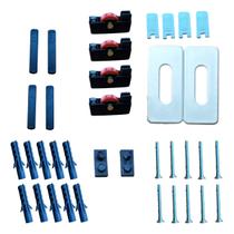 Kit Pia Acessorio Com Rolamento Rodinha Roldana Maciça