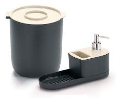 Kit Pia Lixeira,dispenser Detergente,bucha E Sabão Kit Pia Lixeira,dispenser Detergente,bucha E Sabão