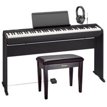 Kit Piano Digital Com Banco, Estante e Fone FRP-2 ACR - Roland
