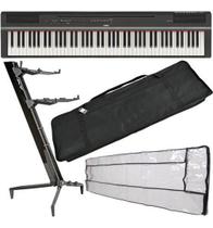 Kit Piano Digital Preto 88 Teclas Yamaha P-125 + Acessórios