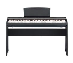 Kit Piano Digital YAMAHA P125 Preto 88 Teclas + Estante L-125