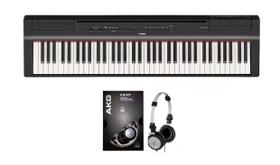 Kit Piano Yamaha P121 B com Fone K414