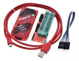Kit Pickit 3 Gravador Pic Usb Programador com Socket Zif