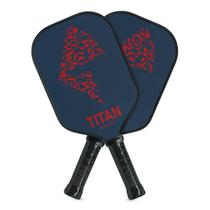 Kit Pickleball Titan Shadow Red Com 02 Raquetes