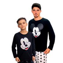 Kit pijama inverno pai e filho