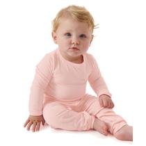 Kit Pijama Térmico Body e Calça Bebê Energy Thermo Dry Rosa Claro Up Baby