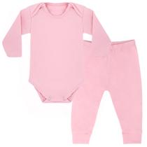 Kit Pijama Térmico Body e Calça Bebê Energy Thermo Dry Rosa Everly Kit Pijama Térmico Body e Calça Bebê Energy Thermo Dry Rosa Everly