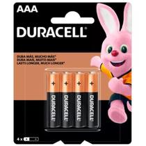 Kit Pilha Alcalina Duracell Com 4 Pilhas AAA Palita Dura MAIS Kit Pilha Alcalina Duracell Com 4 Pilhas AAA Palita Dura MAIS