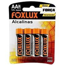 KIT Pilha Alcalina Pequena AA 4 Un Foxlux KIT Pilha Alcalina Pequena AA 4 Un Foxlux