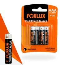 Kit Pilhas Alcalina Palito AAA 4 Un Foxlux Kit Pilhas Alcalina Palito AAA 4 Un Foxlux