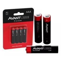Kit Pilhas Alcalinas Aaa Pequena Com 04 Unidades 1.5v Avant
