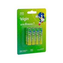 Kit Pilhas Alcalinas Kit Leve 8 pague 7 AAA Palito 1.5V - Elgin Kit Pilhas Alcalinas Kit Leve 8 pague 7 AAA Palito 1.5V - Elgin