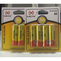 kit pilhas C/2 AA com C/4 AAA alcalinas kit pilhas C/2 AA com C/4 AAA alcalinas