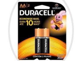 Kit Pilhas Duracell Alcalina Aa Com 2 Pequena