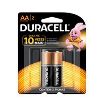 Kit Pilhas Duracell Duralock Alcalina Aa Embalagem Com 2Un
