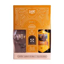 Kit Pilsen Saint Bier 600Ml - Uma Garrafa + Um Copo