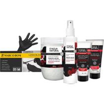 Kit pimenta negra 650G redução de medida 10 pares de luvas black M marco boni Kit pimenta negra 650G redução de medida 10 pares de luvas black M marco boni