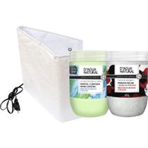 Kit pimenta negra gel crioterapia mento cinta térmica elétrica 110v