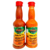 Kit Pimentas + Fortes do Mundo - Carolina Reaper e Scorpion Kit Pimentas + Fortes do Mundo - Carolina Reaper e Scorpion