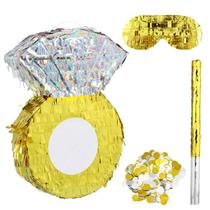 Kit Piñata Skylety 16: anel de diamante com venda e bastão Kit Piñata Skylety 16: anel de diamante com venda e bastão