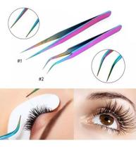 Kit Pinca De Alongamento De Cilios Inox- Profissional Kit Pinca De Alongamento De Cilios Inox- Profissional