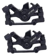 Kit Pinça de Freio a Disco Dianteira e Traseira Mecânico 160mm X-Time