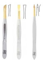 Kit Pinça Depilação 8cm E 9cm Pontas Variadas Edel Solingen