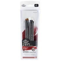 Kit Pincéis 5 Peças Zen 83 Series Brush Sets Royal e Langnickel - Rzen-set835-zp - ROYAL & LANGNICKEL