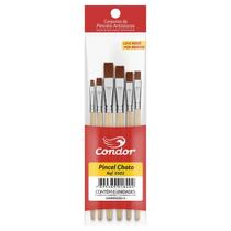 Kit Pinceis Chato Condor 5502 Com 6 Unidades