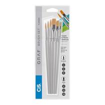 Kit Pincéis CIS Graf Brush Set - 6 Unidades