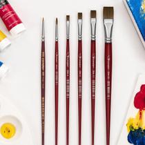 Kit Pincéis Condor Artístico Profissional com 6 unid para Pintura Acrílica Tecido e Tela Kit Pincéis Condor Artístico Profissional com 6 unid para Pintura Acrílica Tecido e Tela