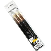 Kit Pinceís da Vinci Cerda Chato Basico I com 6 Unidades