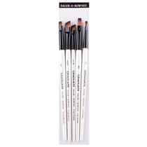 Kit Pinceis Daler Rowney Graduarte Chatos Set 5 Unidades Kit Pinceis Daler Rowney Graduarte Chatos Set 5 Unidades