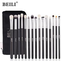 Kit Pincéis De Maquiagem 15 pçs Cabelo De Cabra Sobrancelha Com Estojo Kit Pincéis De Maquiagem 15 pçs Cabelo De Cabra Sobrancelha Com Estojo