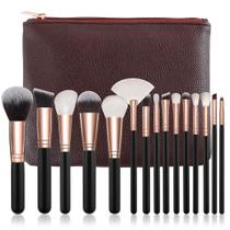 Kit Pincéis de Maquiagem com Bolsa