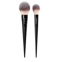 Kit Pincéis de Maquiagem Maange Premium com 2 Peças Cor:Preto