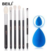 Kit Pincéis De Maquiagem Profissional 6 PÇS Para Sobrancelha Cílios - AZUL Kit Pincéis De Maquiagem Profissional 6 PÇS Para Sobrancelha Cílios - AZUL