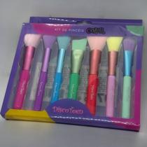 Kit pinceis discoteen color 7pç Kit pinceis discoteen color 7pç