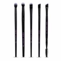 Kit Pincéis Macrilan Trend: Sombra, Duplo Chanfrado e Escova, Esfumar, Delinear e Côncavo Kit Pincéis Macrilan Trend: Sombra, Duplo Chanfrado e Escova, Esfumar, Delinear e Côncavo
