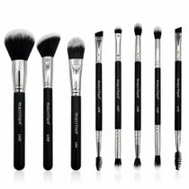 Kit Pincéis Macrilan Ultra Essencial: Base, Pó, Blush, Contorno e Iluminador, Corretivo e Precisão, Sombra e Esfumar, Esfumar e Chanfrado com Escova Kit Pincéis Macrilan Ultra Essencial: Base, Pó, Blush, Contorno e Iluminador, Corretivo e Precisão, Sombra e Esfumar, Esfumar e Chanfrado com Escova