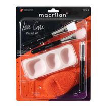 Kit Pincéis para Cuidados Faciais Love Care Facial Macrilan Modelo KP10-4