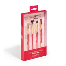 Kit Pincéis para Olhos Secret Pink Niina Secrets