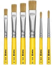 Kit Pincéis Para Pintura Em Tecido Tigre 6234 - 6 Unidades Kit Pincéis Para Pintura Em Tecido Tigre 6234 - 6 Unidades