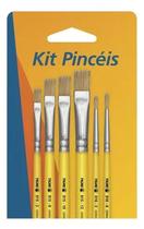 Kit Pincéis Para Pintura Em Tecido Tigre 6234 - 6Un